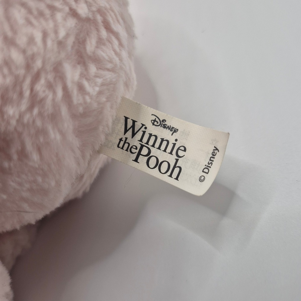 Disney Winnie the Pooh Plush Pink Fluffy Stuffed Animal Coral Shirt 12 Inch - Picture 5 of 6
